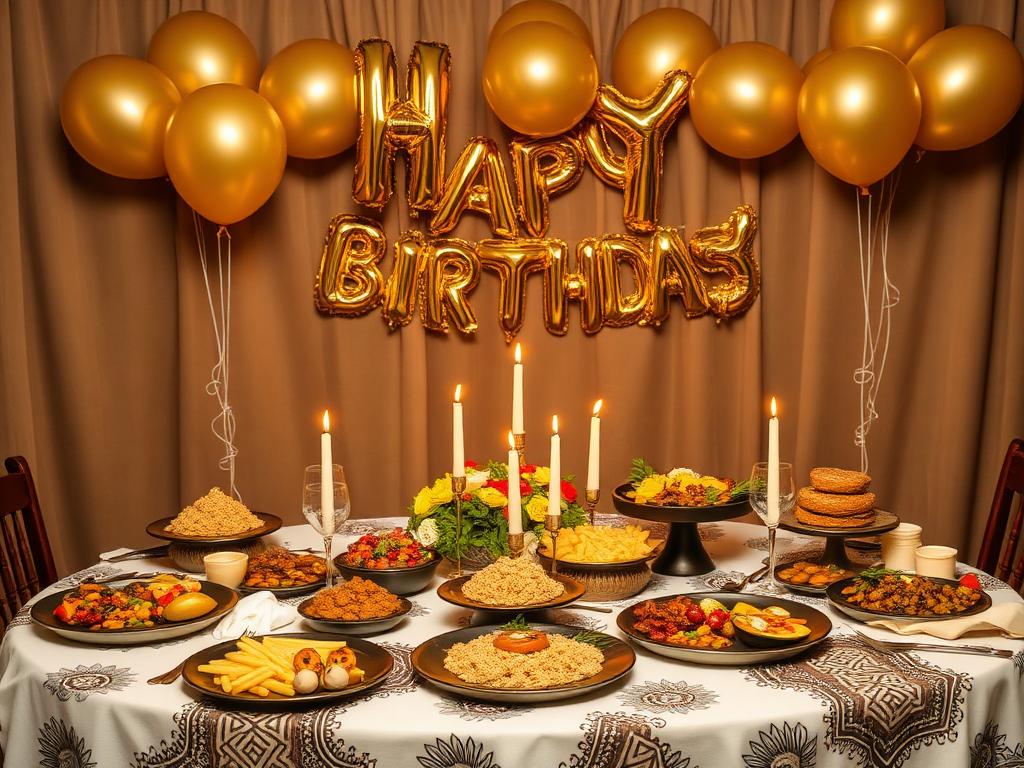 Birthday and milestone catering