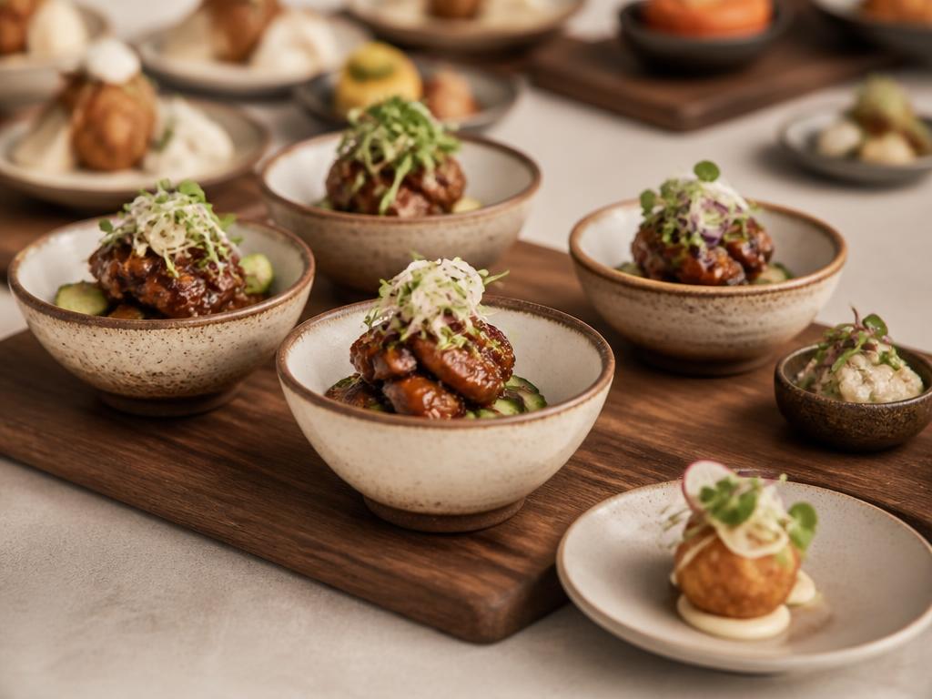 Modern bowl food and small plates