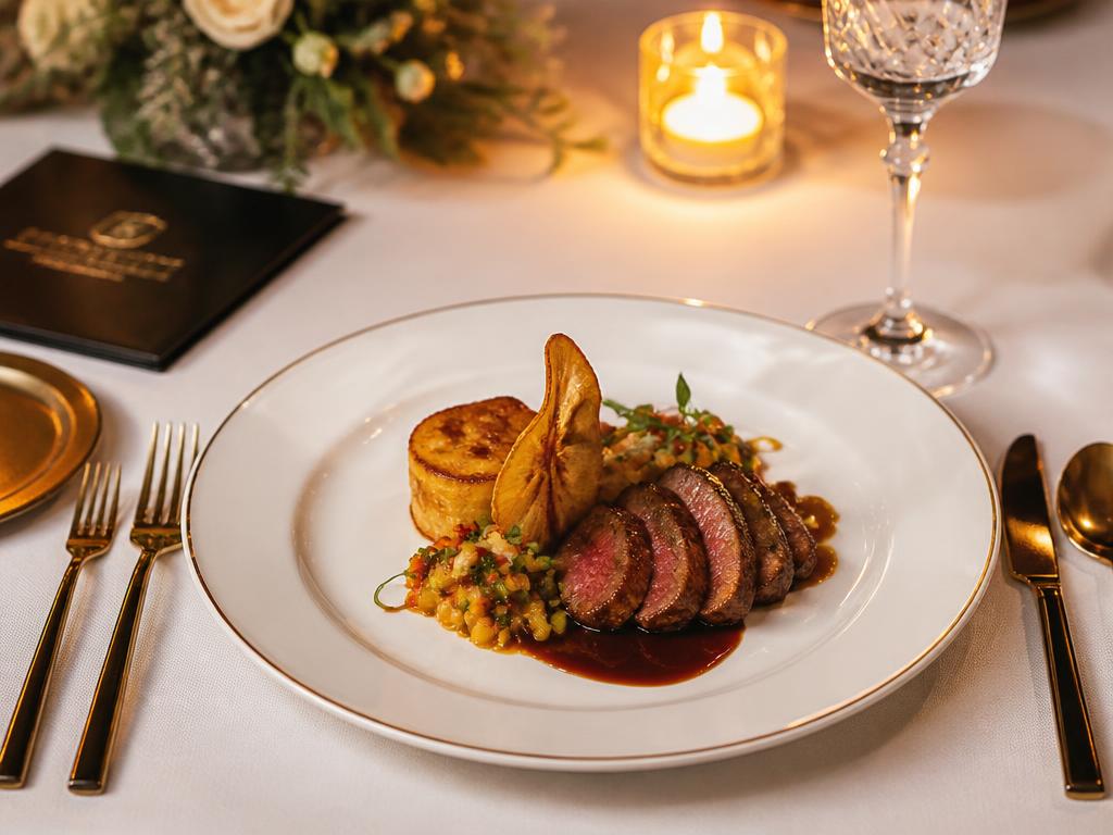 Formal plated dining service